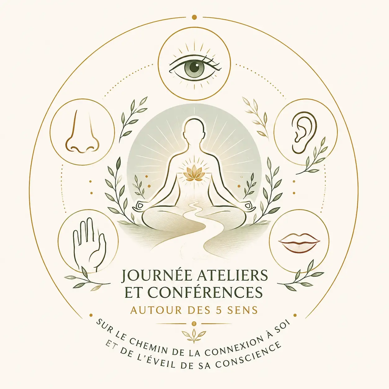 Journée Ateliers et Conférences autour des 5 sens Sur le chemin de la connexion à soi et de l'Éveil de sa Conscience